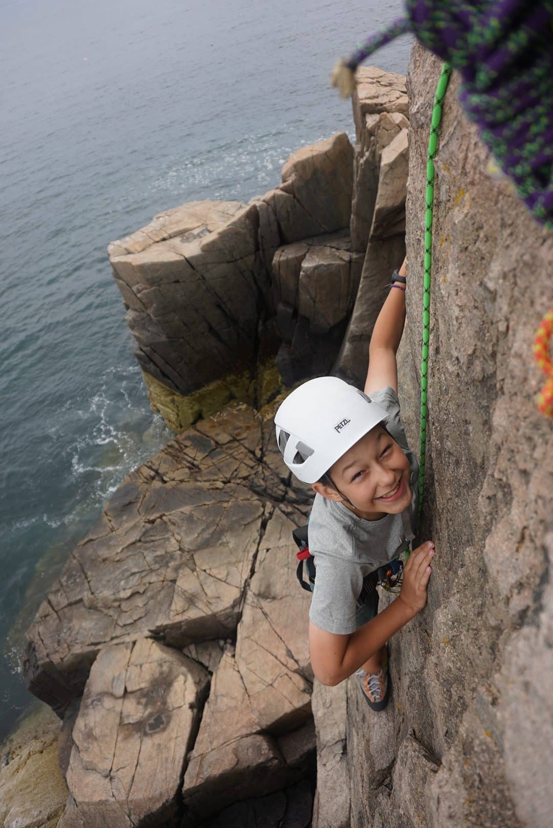 Maine Coast Rock Climber